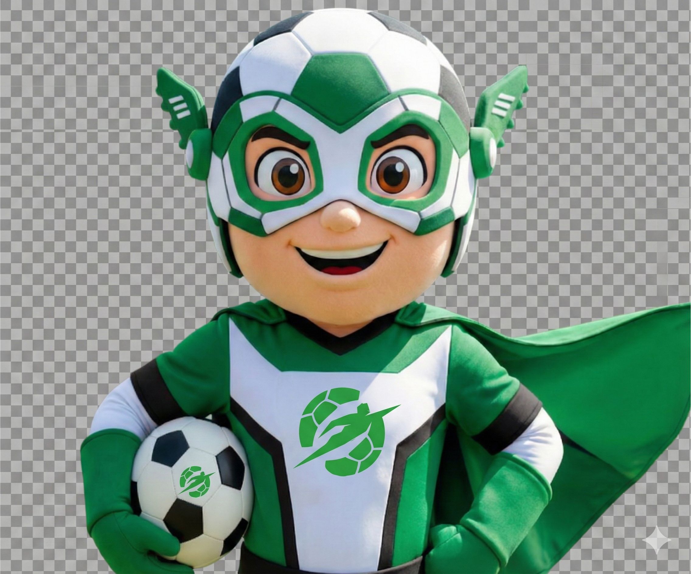 Heldi Maskottchen Fußballhelden Lörrach