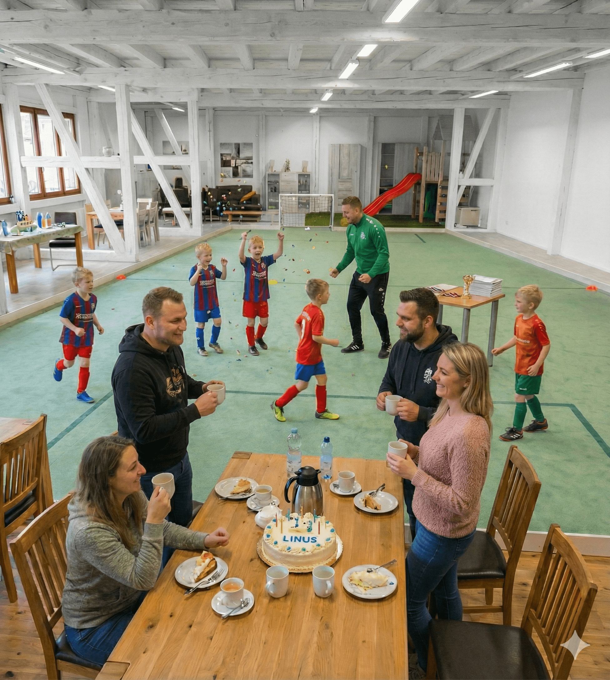 Champions Paket – Kindergeburtstag mit Pokal und Trikot-Torte in Lörrach